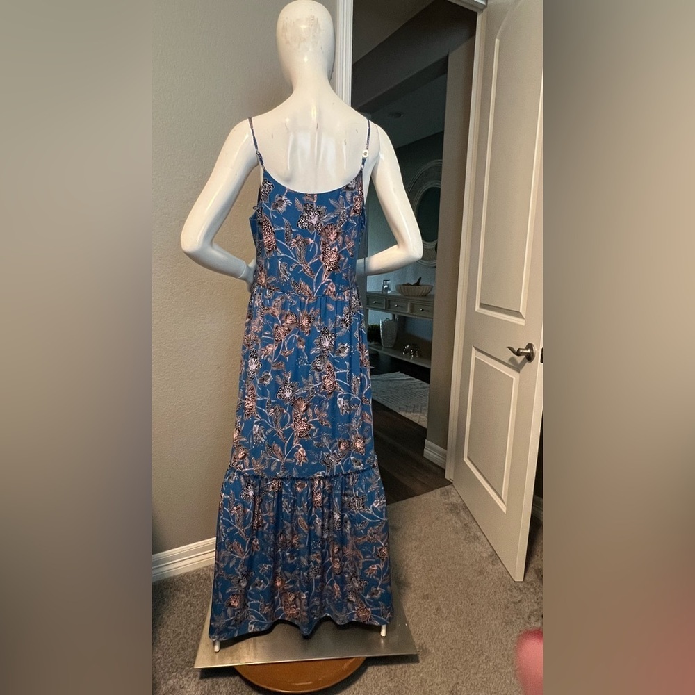 WISP Maxi Dress Floral Blue, White, Pink, Black  Dress size 14 - Picture 3 of 11